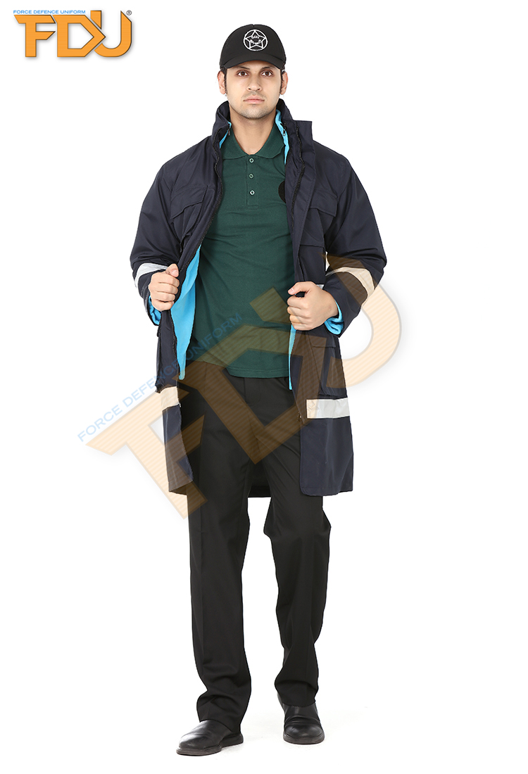 FDU-2236 Private Security Raincoat